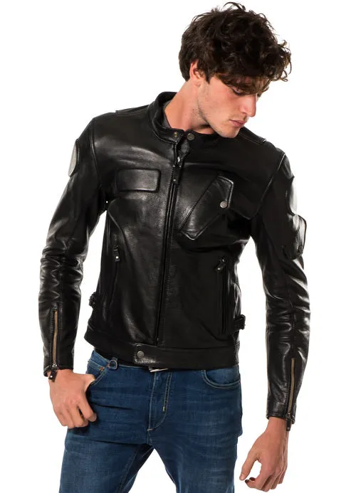 ** Spidi Fandango Leather Jacket black - size 56