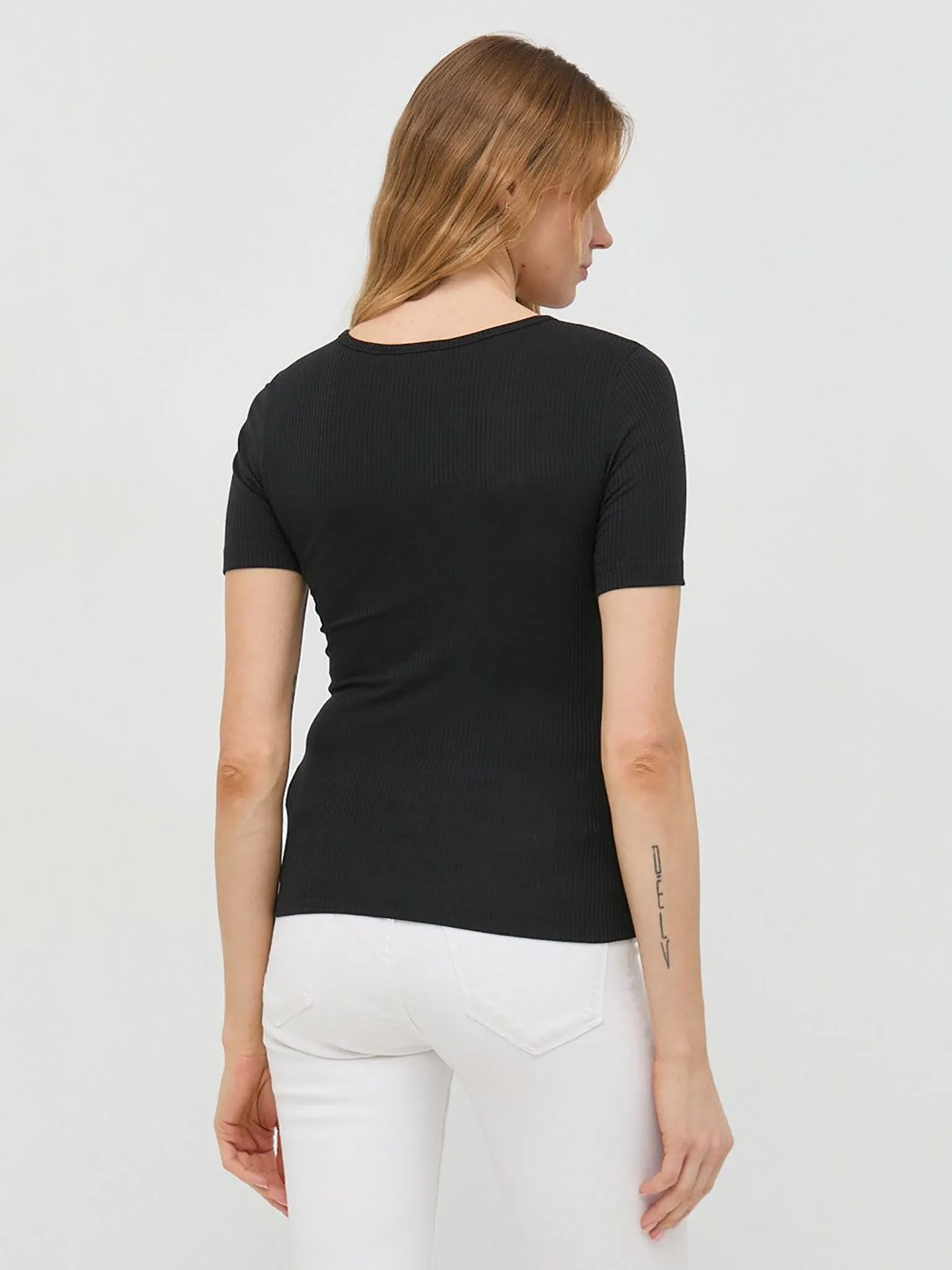 Γυναικείο t-shirt HENLEY BLACK L44KIP01 | L44KIP01