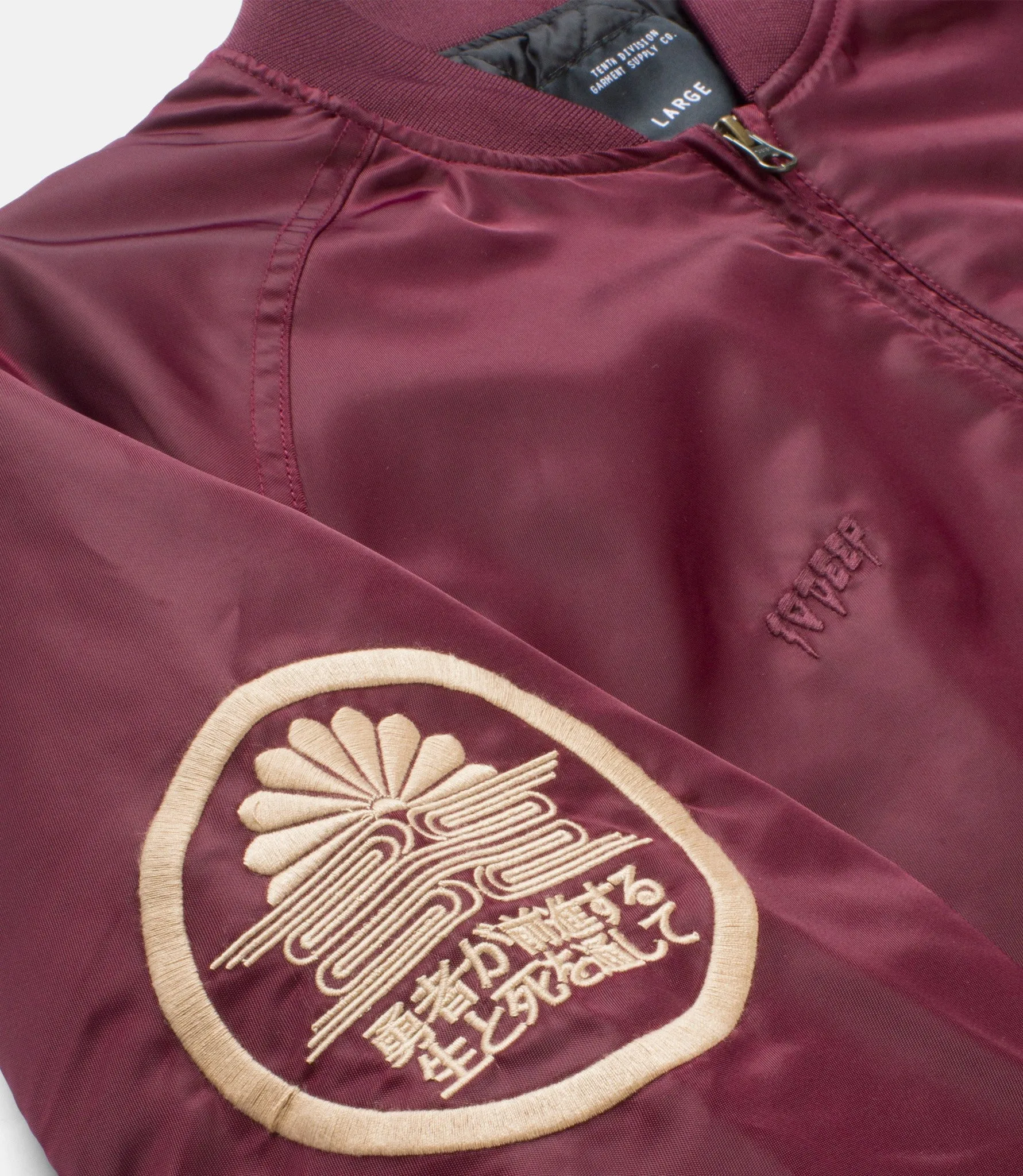 10Deep -  Night Rider Men's Jacket, Burgundy