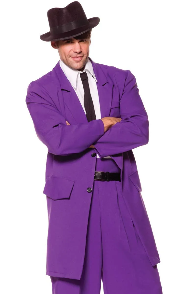 1940s Mens Purple Zoot Suit Plus Size Costume