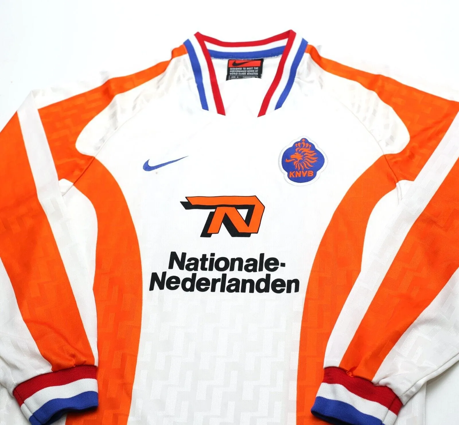 1997/98 HOLLAND #10 Vintage Nike Long Sleeve Football Training Issued Shirt (S)