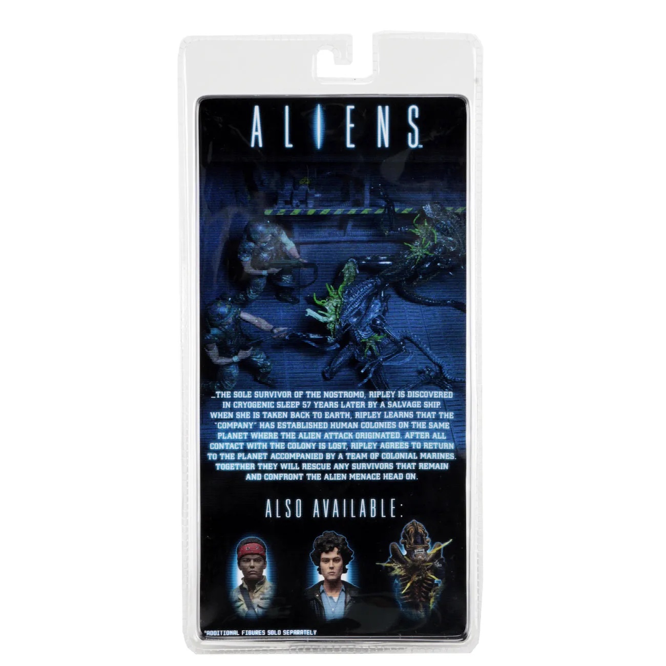 ALIENS SERIES 12: Xenomorph Warrior Battle Damaged (Blue) Action Figure