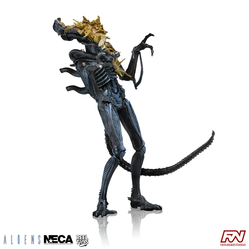 ALIENS SERIES 12: Xenomorph Warrior Battle Damaged (Blue) Action Figure