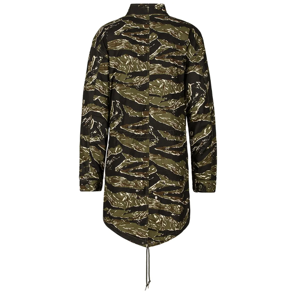 Alpha Industries Men's Tiger Camo Defender Fishtail Parka and Liner