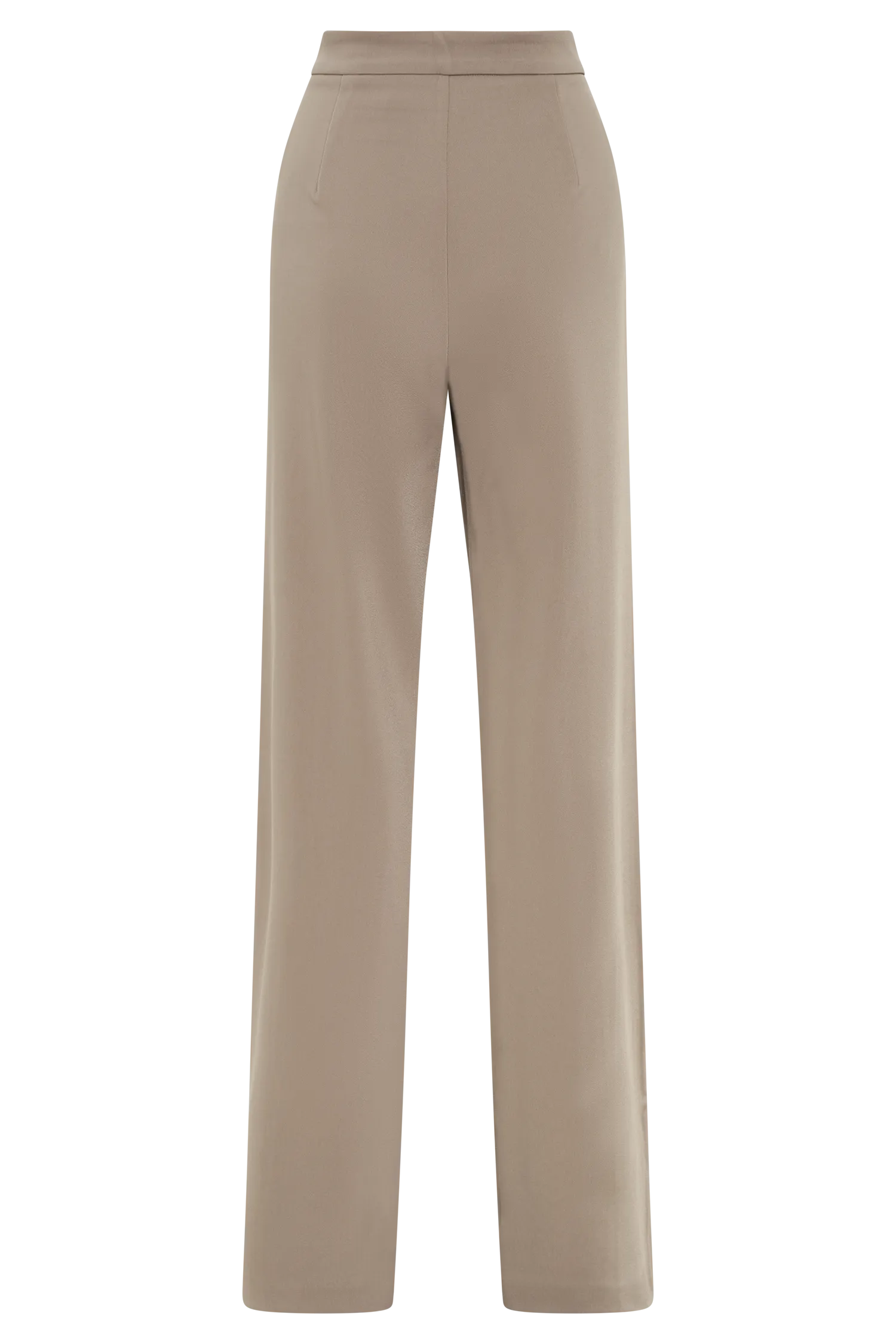 Antonia Pleated Wide Leg Pants - Mushroom