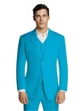 Aqua Microfiber Suit Jacket