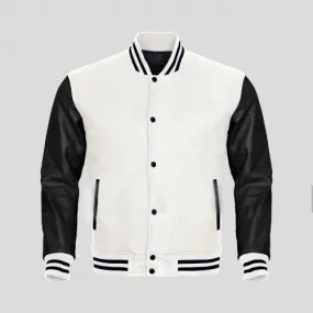 Baseball Varsity Multi-color Wool Letterman Bomber Jacket