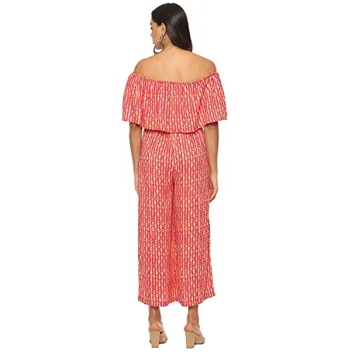 BIBA WOMEN PRINTED MIX AND MATCH(JUMPSUIT1966_PINK_40)