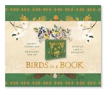 Birds In A Book-Jacket Comes Off. Branches Pop Up. Display Like a Bouquet!