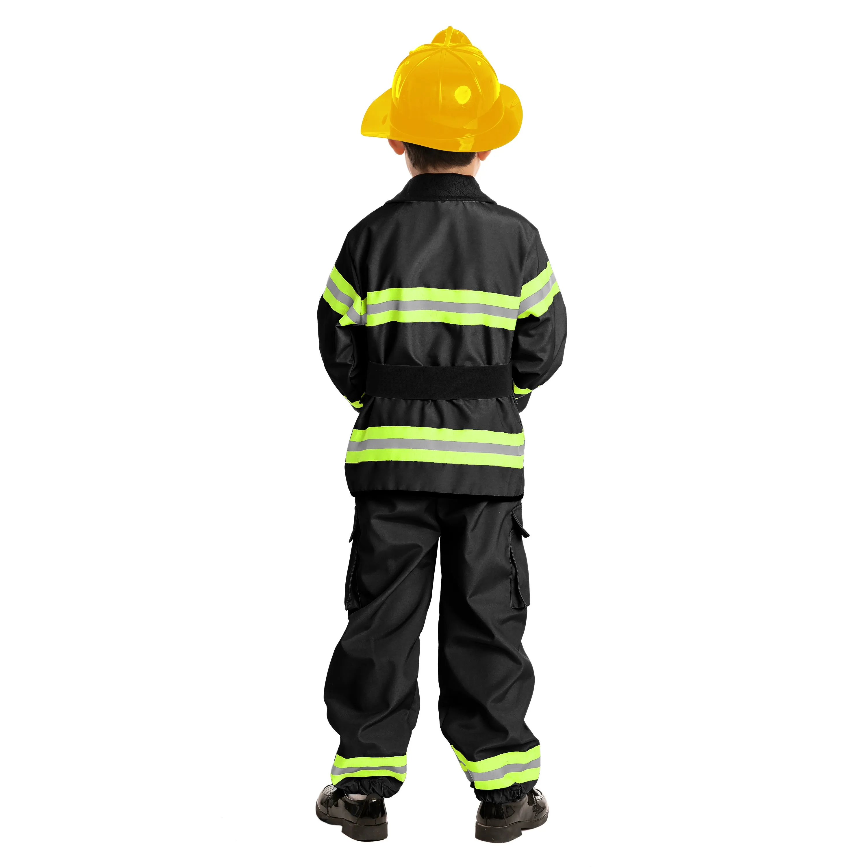 Black Firefighter Costume - Child