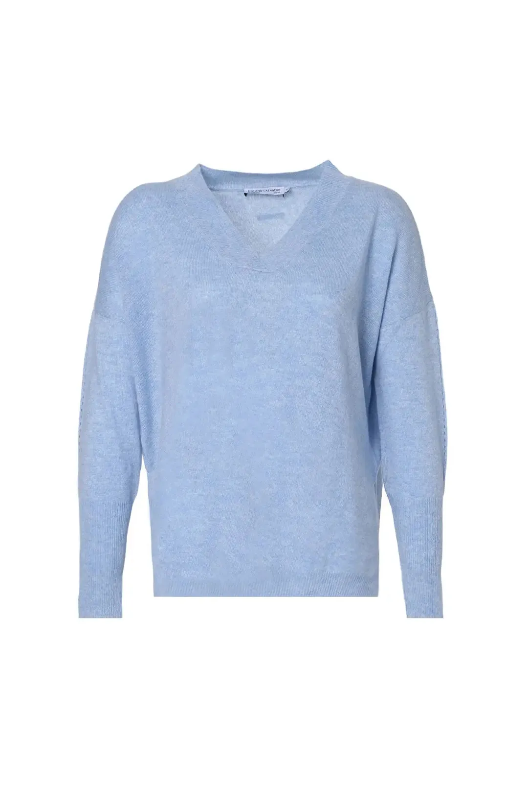 Blue Pure Cashmere Isabella Women's Tunic Sweater