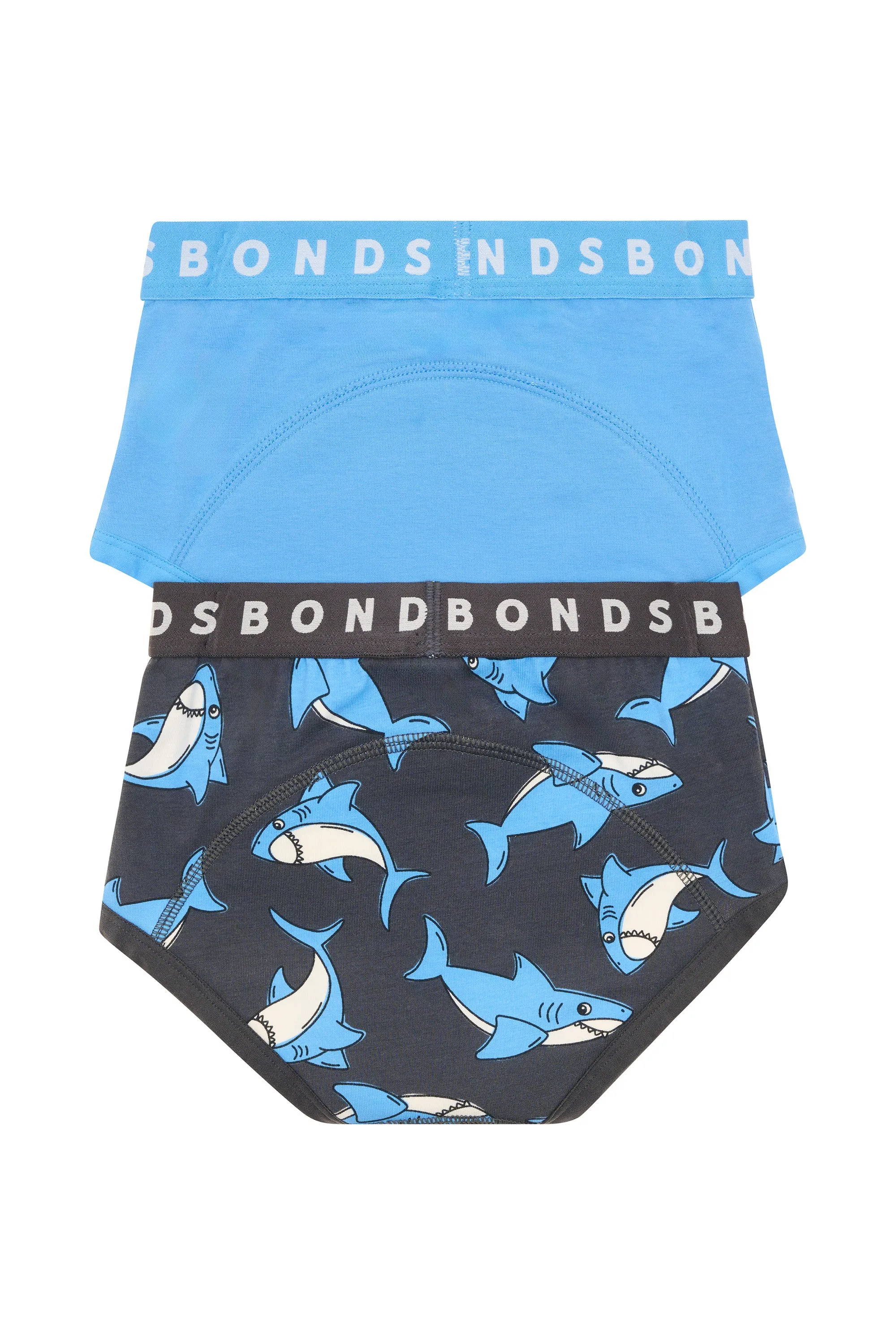 Bonds Whoopsies Toilet Training Undies 2 Pack - Sharktastic/Active Blue