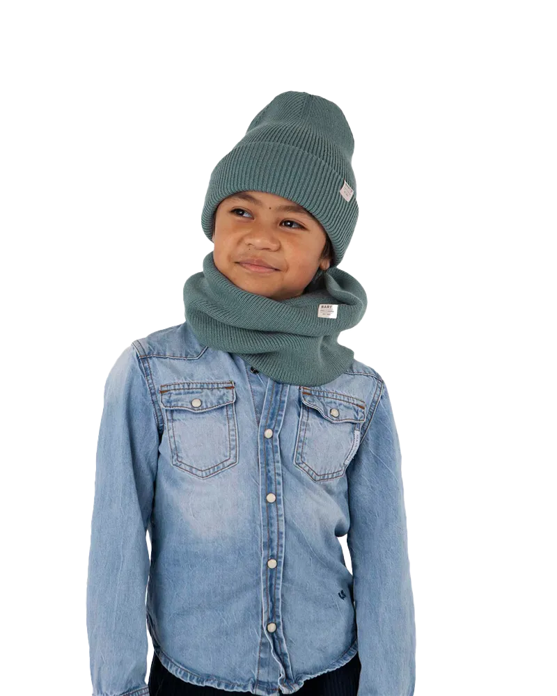 Boys Kinabalu Beanie in Dark Celadon