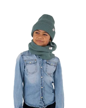 Boys Kinabalu Beanie in Dark Celadon