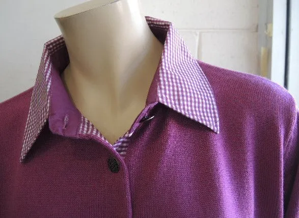 Bromley Wool Blend JORO style Knitted Polo Top (many colours)