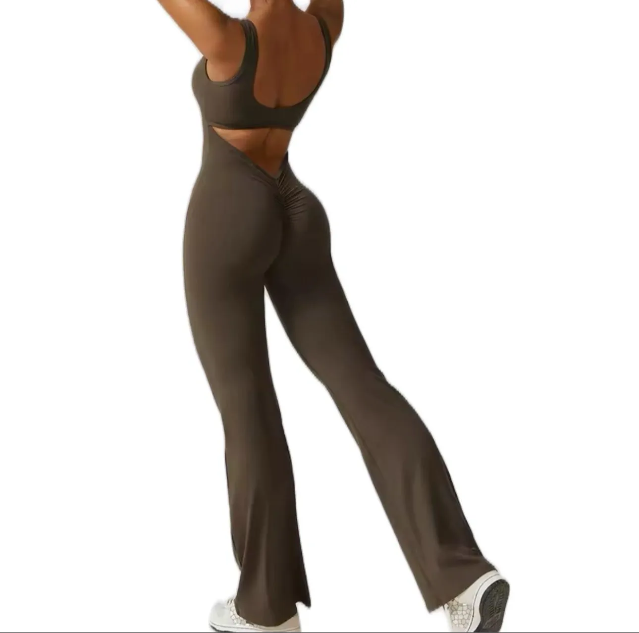 BTR Sculpt Sports Open Back Jumpsuit