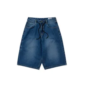 CARPENTER LOOSEFIT DENIM SHORT PANTS BRUSH BLUE