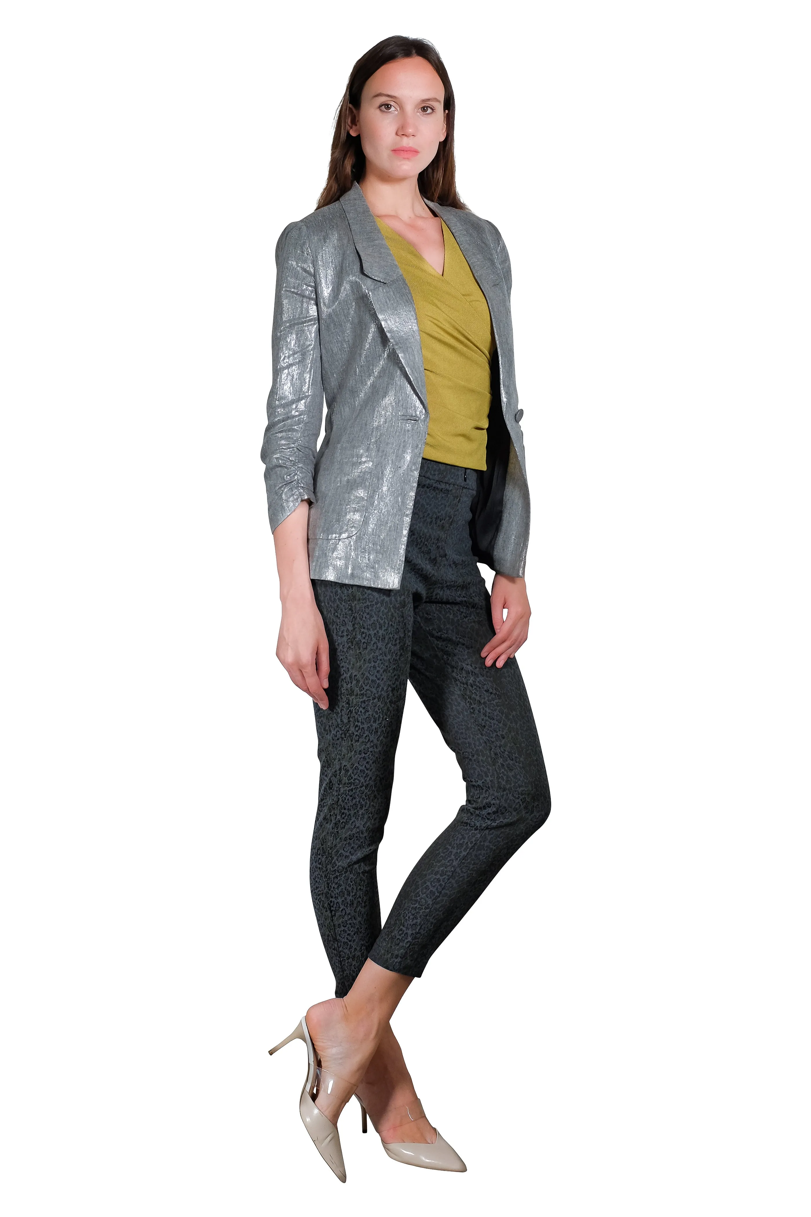 Charlotta Metallic Blazer