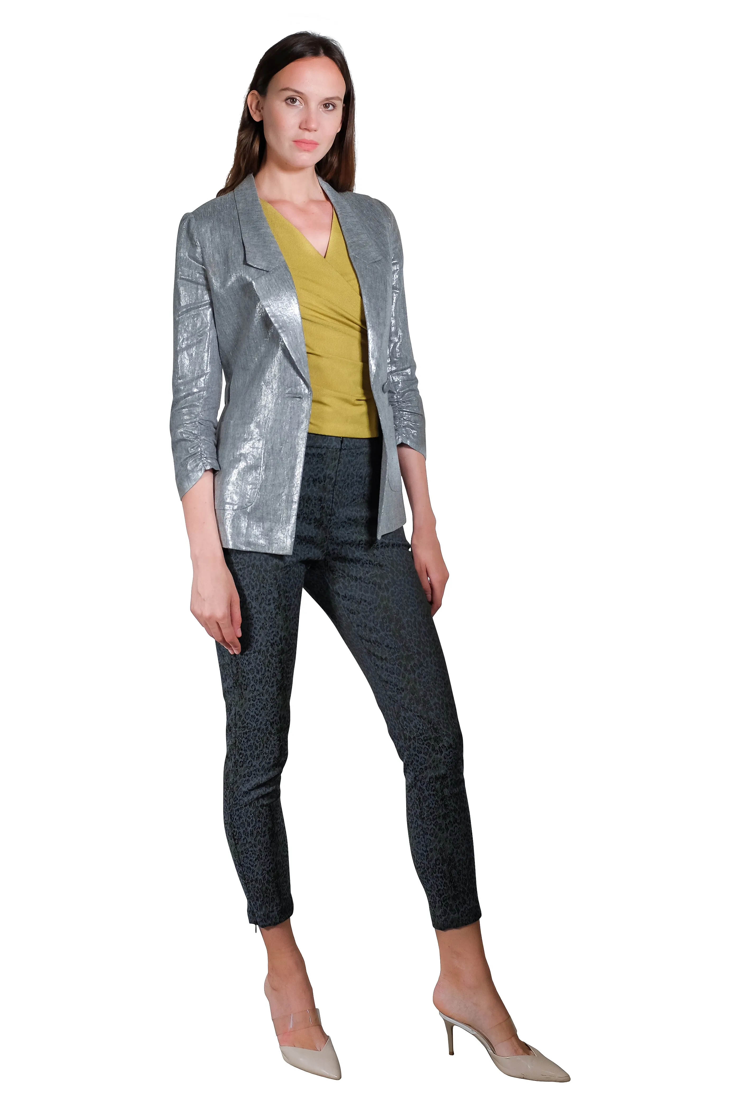 Charlotta Metallic Blazer