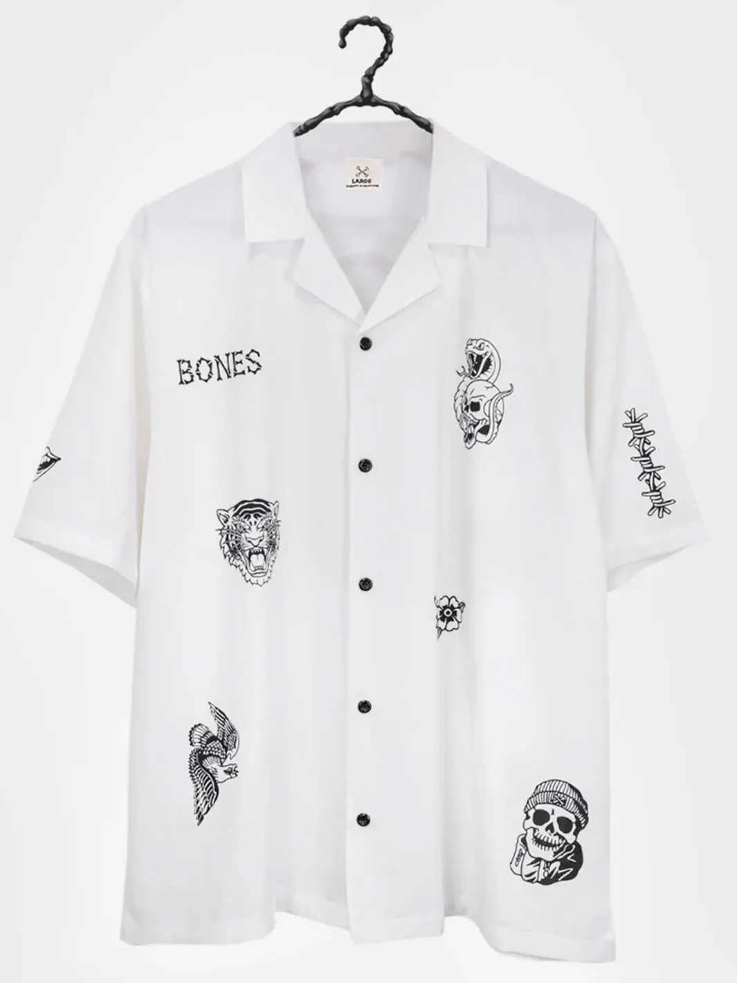 CLUB INK BOWLO SHIRT - WHITE