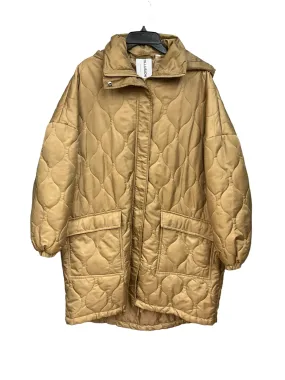 Coat Parka By Cmc In Tan, Size: S