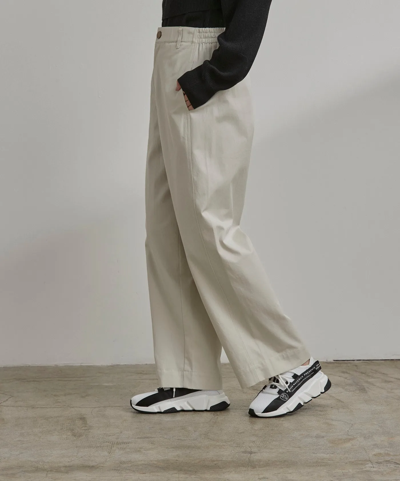 Cotton Chino Pants - White