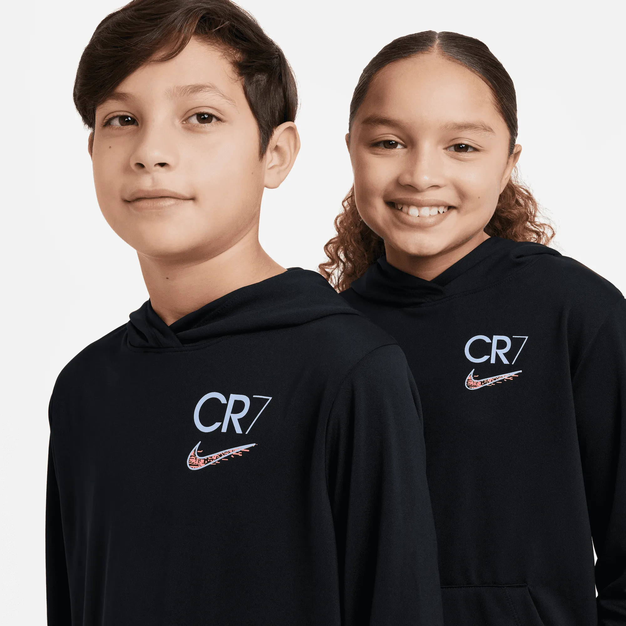 CR7 Big Kids' Pullover Soccer Hoodie (DX5460-010)