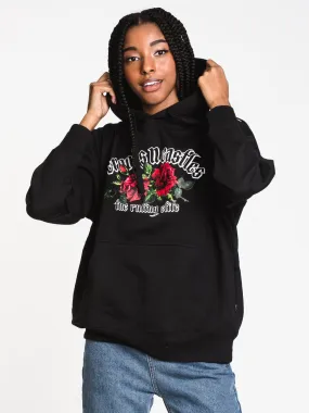 CROOKS & CASTLES ROSES RULING ELITE EMBROIDERED PULLOVER HOODIE - CLEARANCE