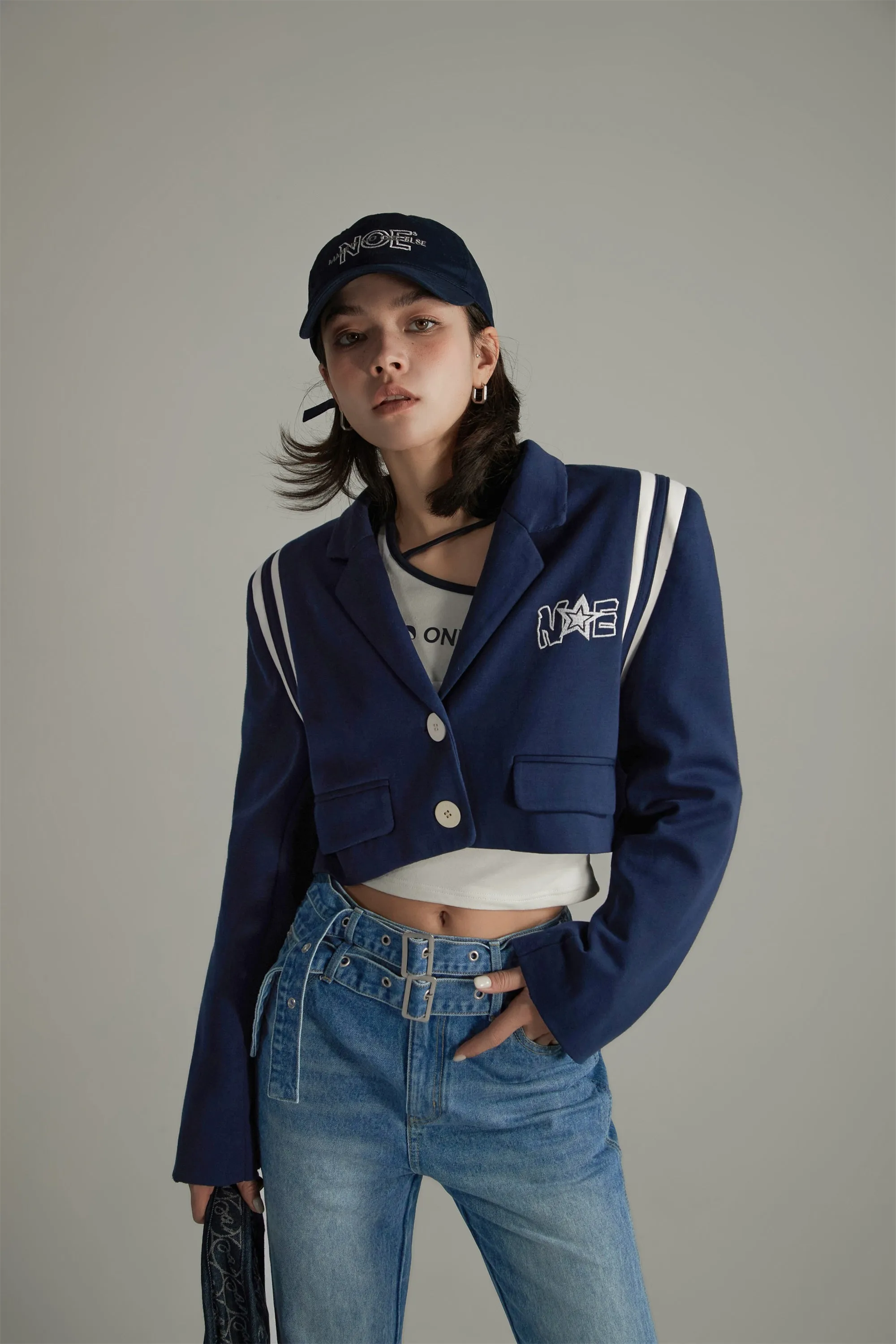 Cropped Varsity Jacket