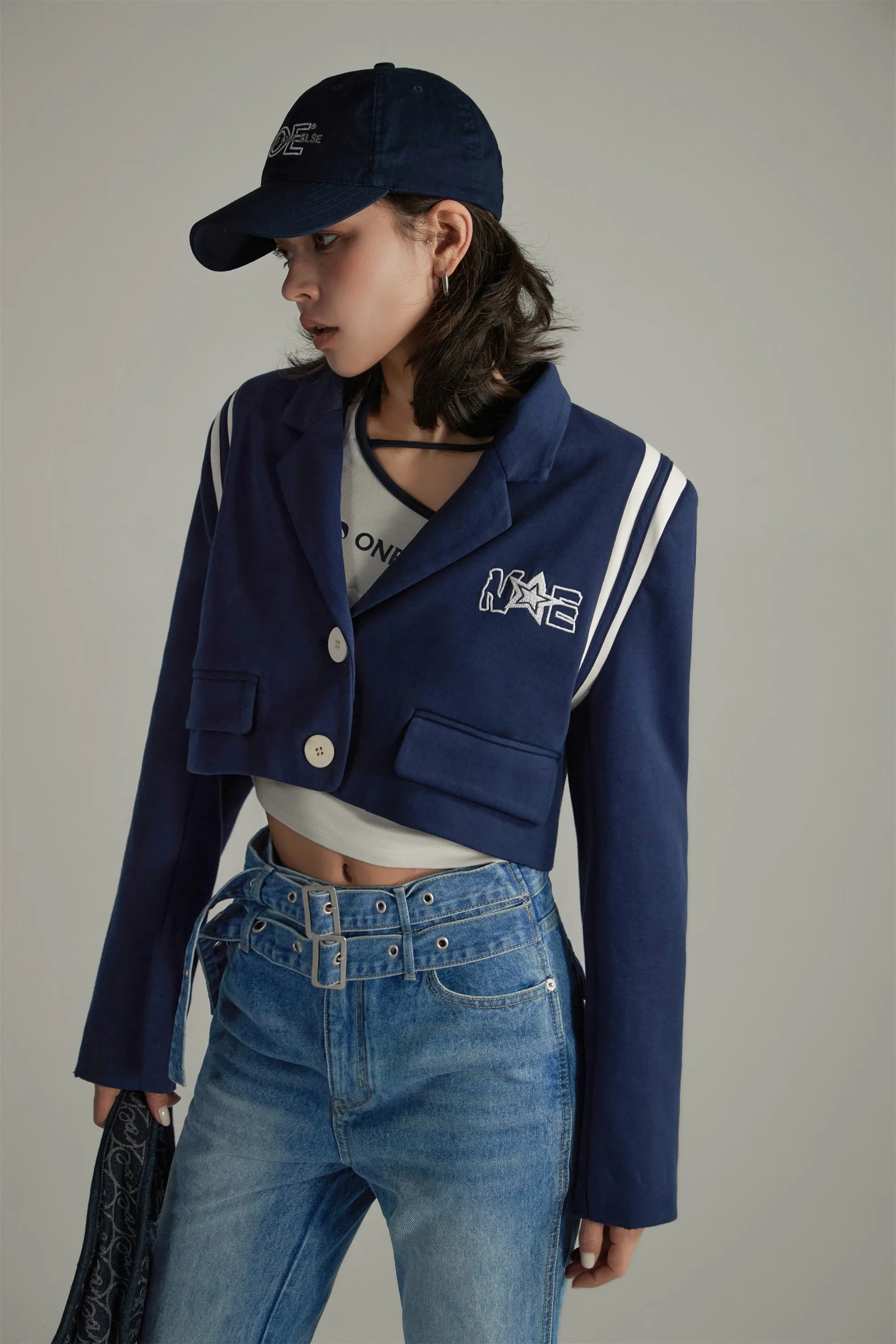 Cropped Varsity Jacket