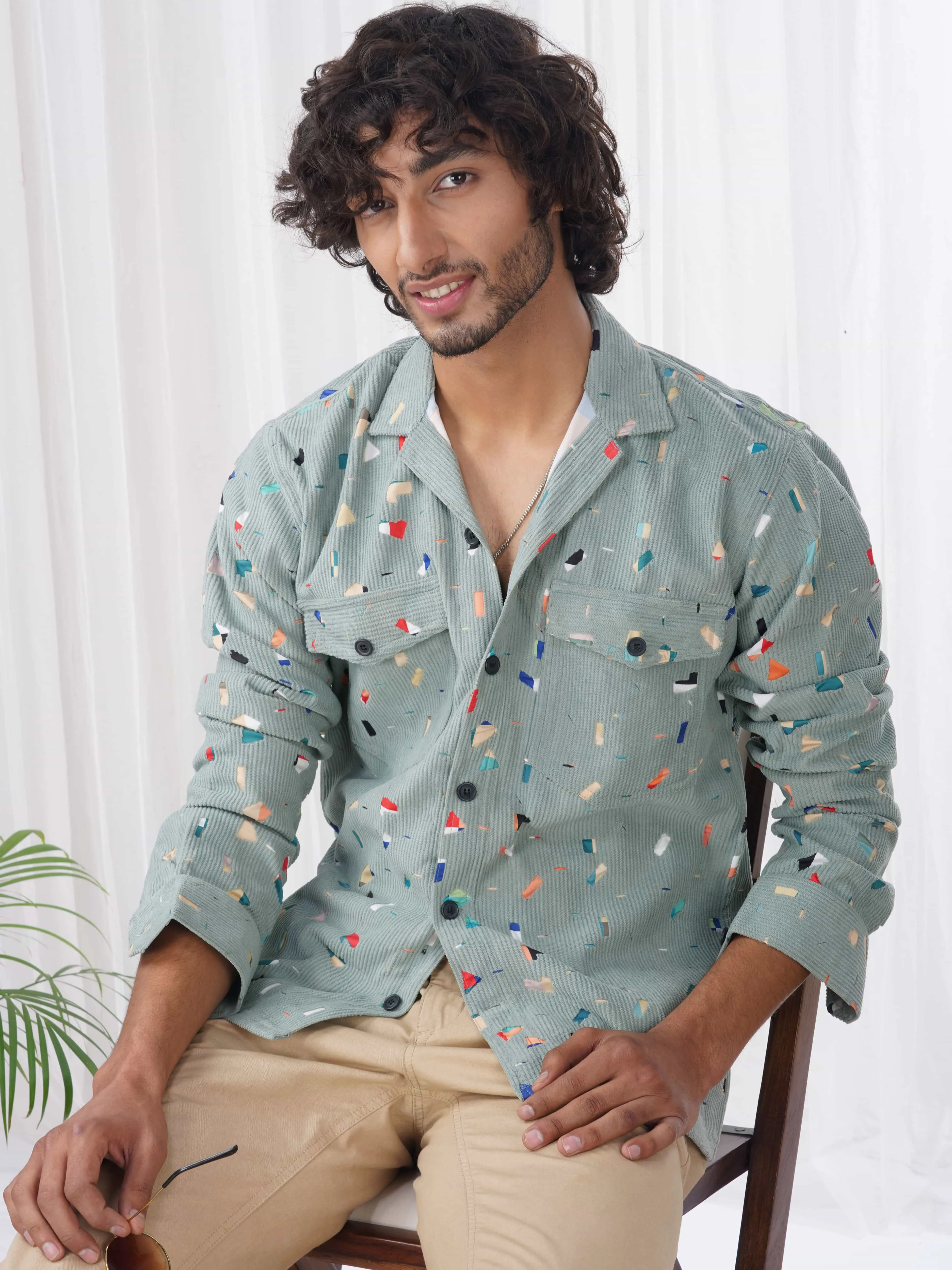 Cyan Imported Premium Shirt for Men's