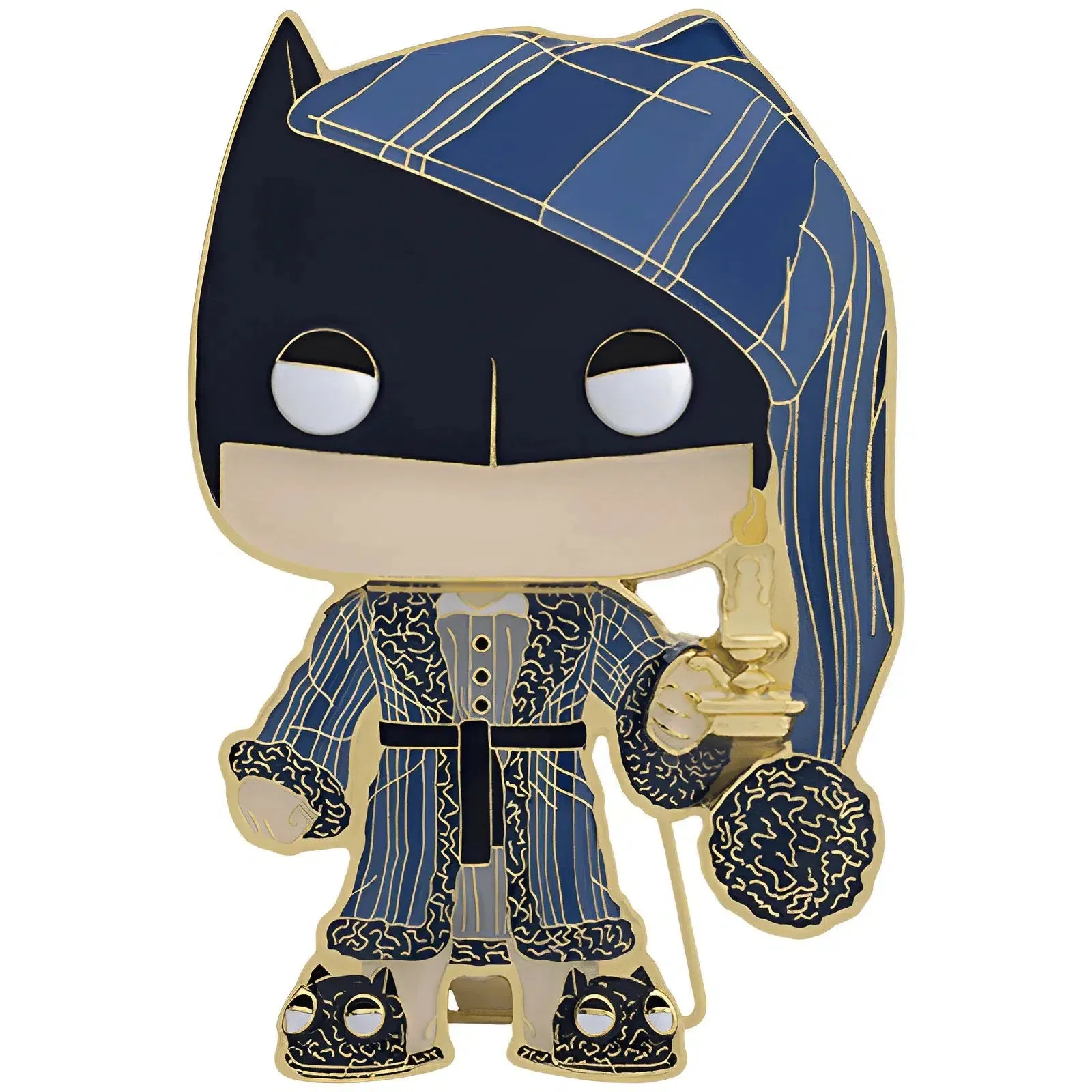 DC Comics - Batman as Ebenezer Scrooge Pin Badge (#19, Enamel) - Funko - Pop! Pin Series