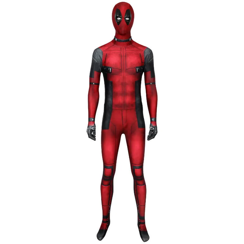 Deadpool 3 Costume Adults Wade Wilson Bodysuit Spandex Deadpool Bodysuit ACcosplay