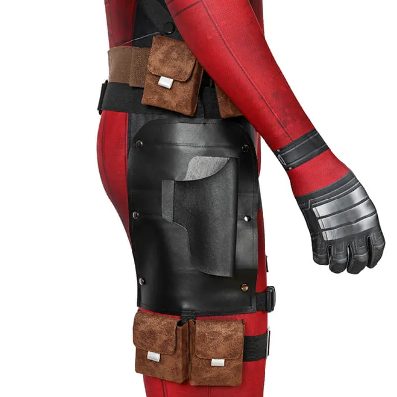 Deadpool 3 Costume Adults Wade Wilson Bodysuit Spandex Deadpool Bodysuit ACcosplay