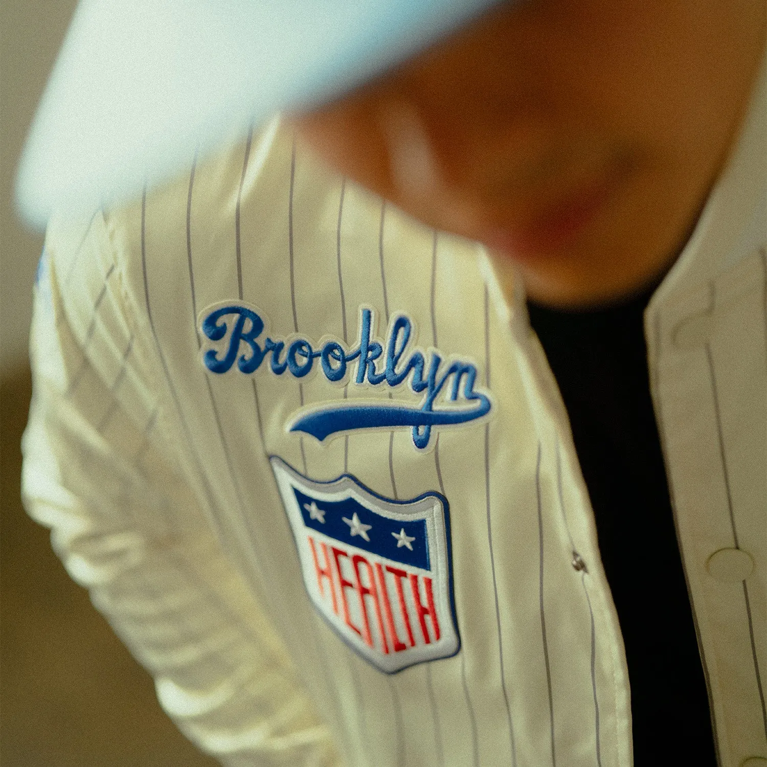 Dodgers Pinstripe Jacket - Mens