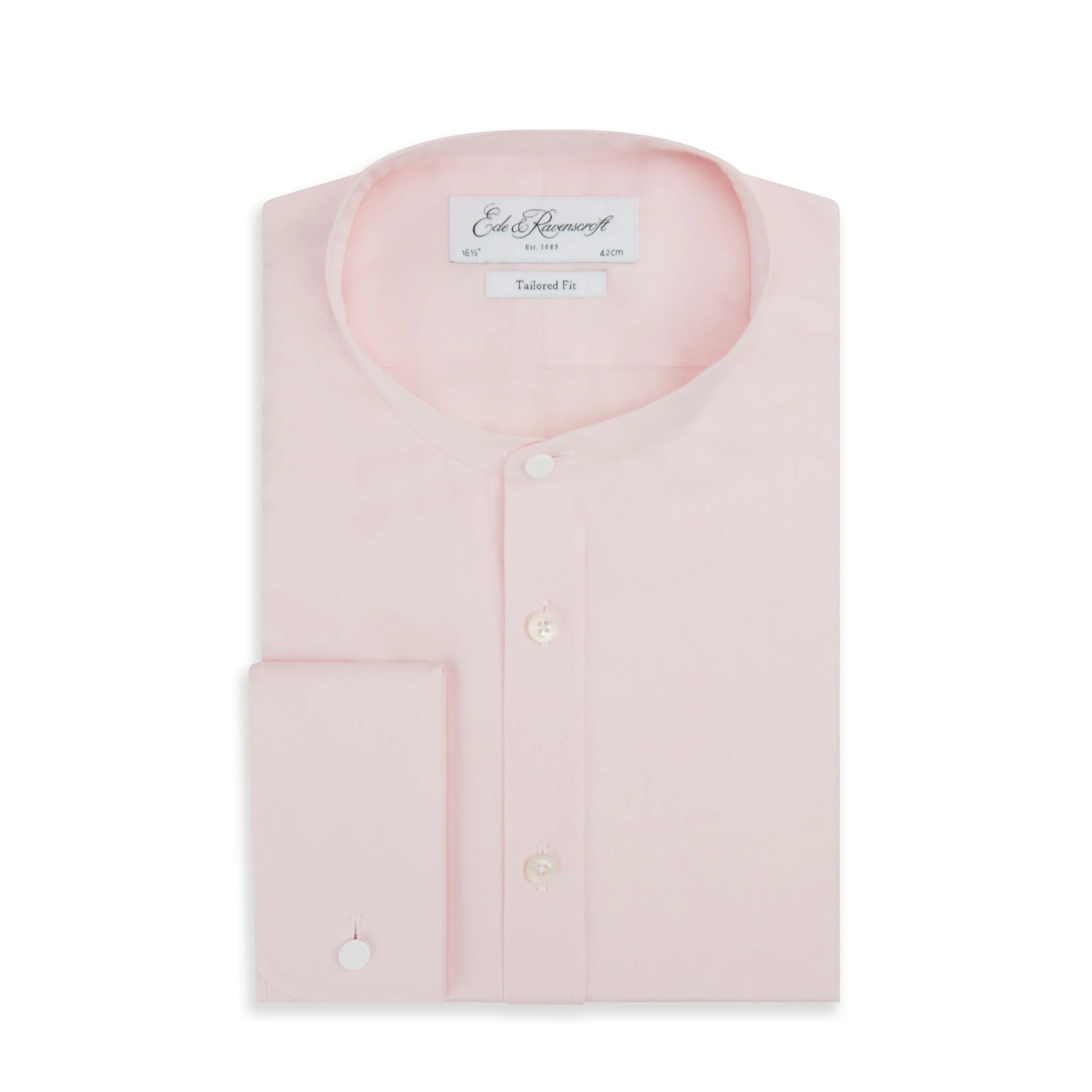 Ellis Pink Poplin Cotton Tunic Shirt