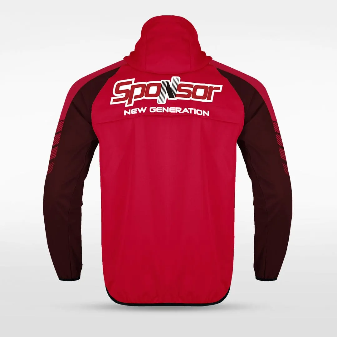 Embrace Wind Stopper - Customized Men's Sublimated Full-Zip Waterproof