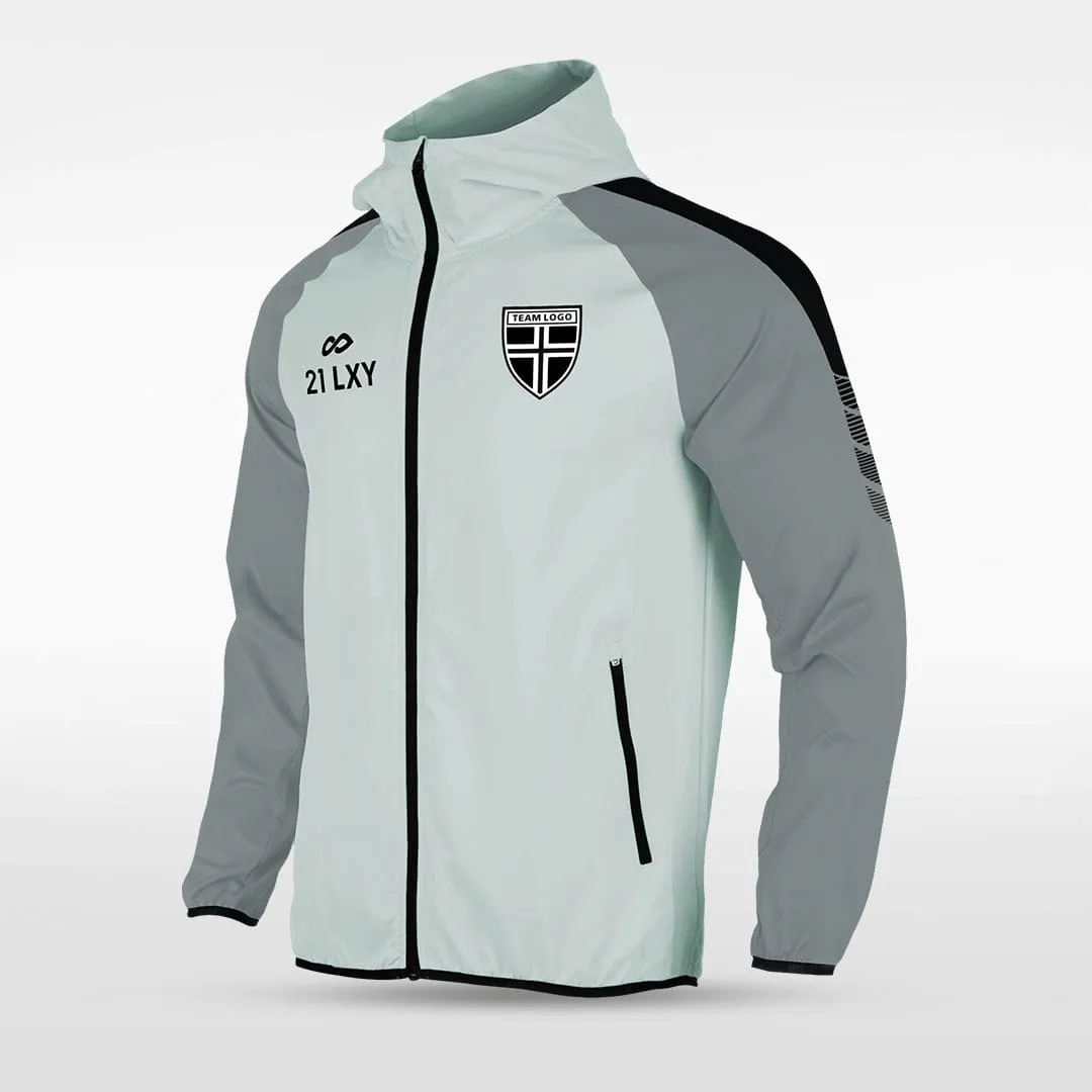 Embrace Wind Stopper - Customized Men's Sublimated Full-Zip Waterproof