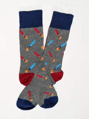 Fire Crackers Crew Socks