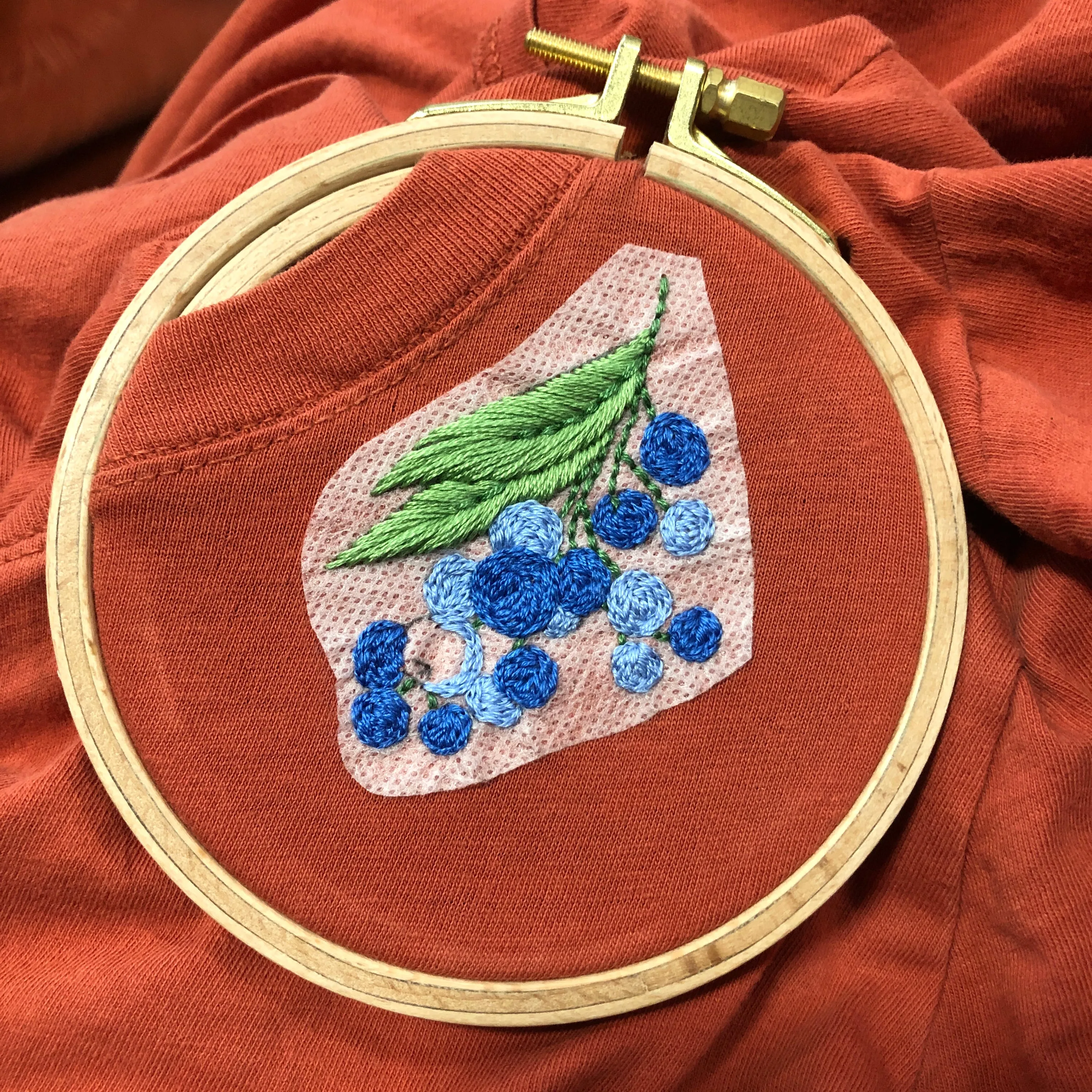 Forest Forage Embroidery Patterns - Stick and Stitch Forest Embroidery