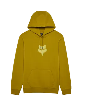 Fox Head Hoodie in Mustard