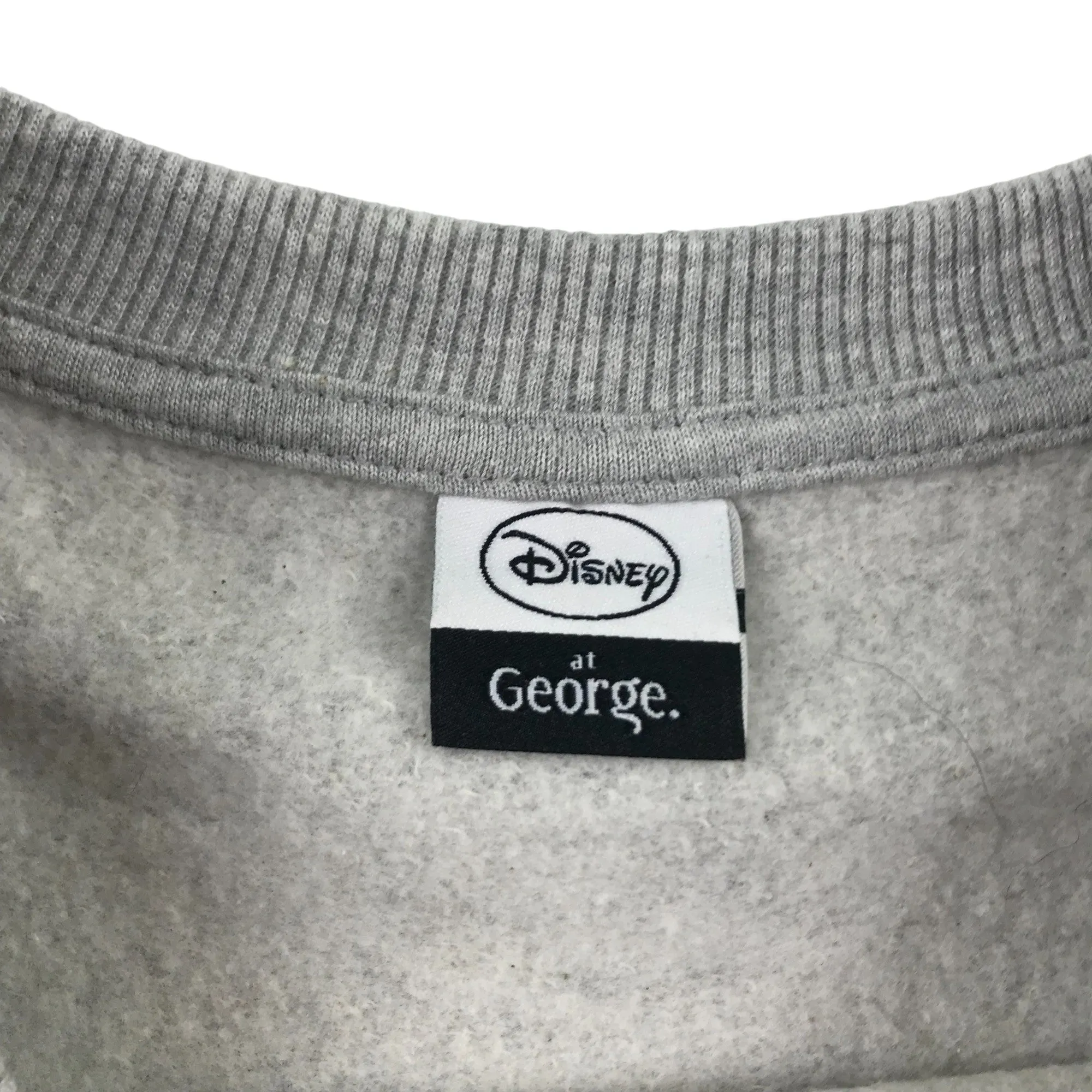 George dress women size M grey jersey sweater with gem detailed Disney Mickey Mouse