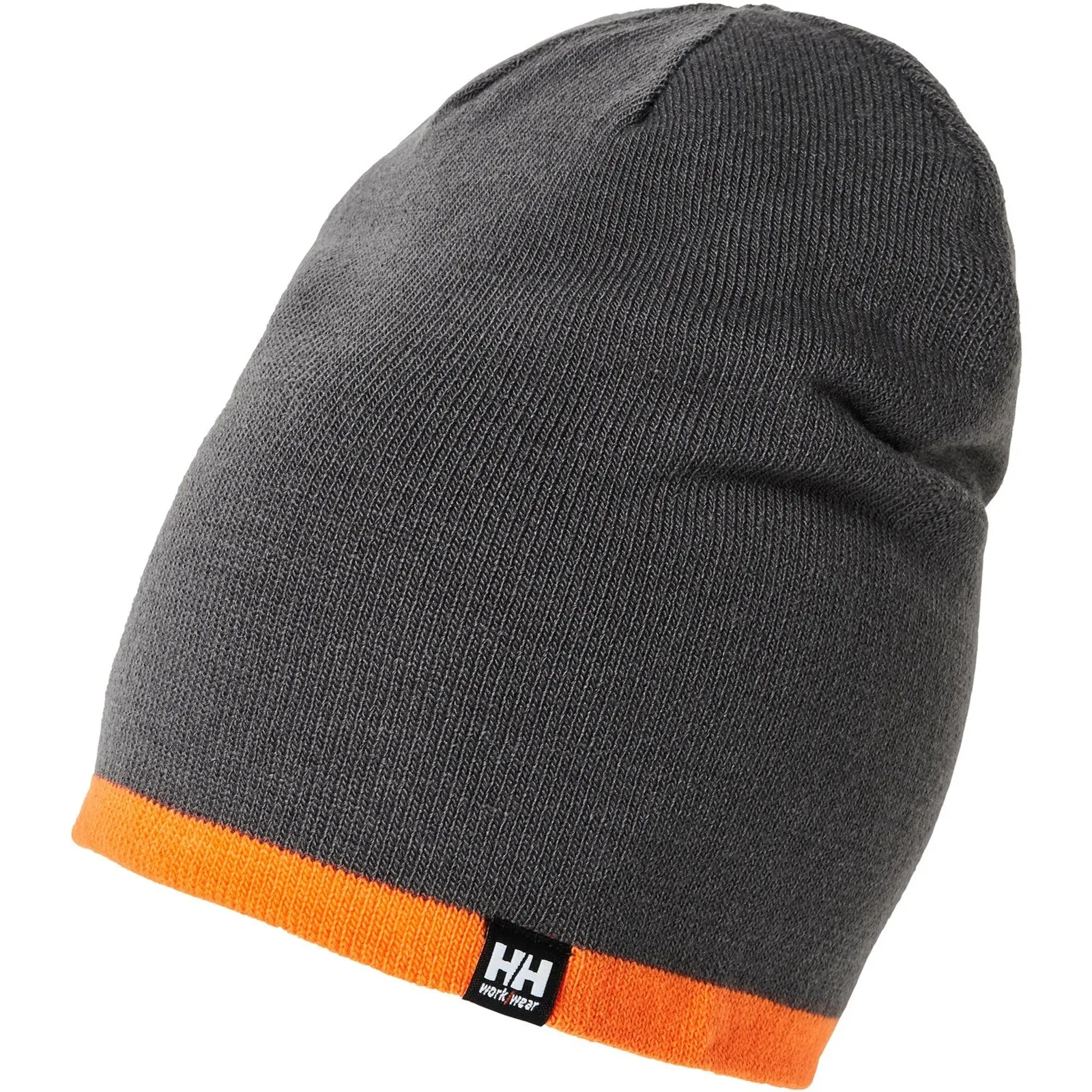 Helly Hansen Workwear Classic Reversible Beanie  Dark Grey/Orange