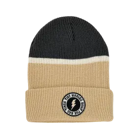 High Voltage Beanie - Sand/Faded Black