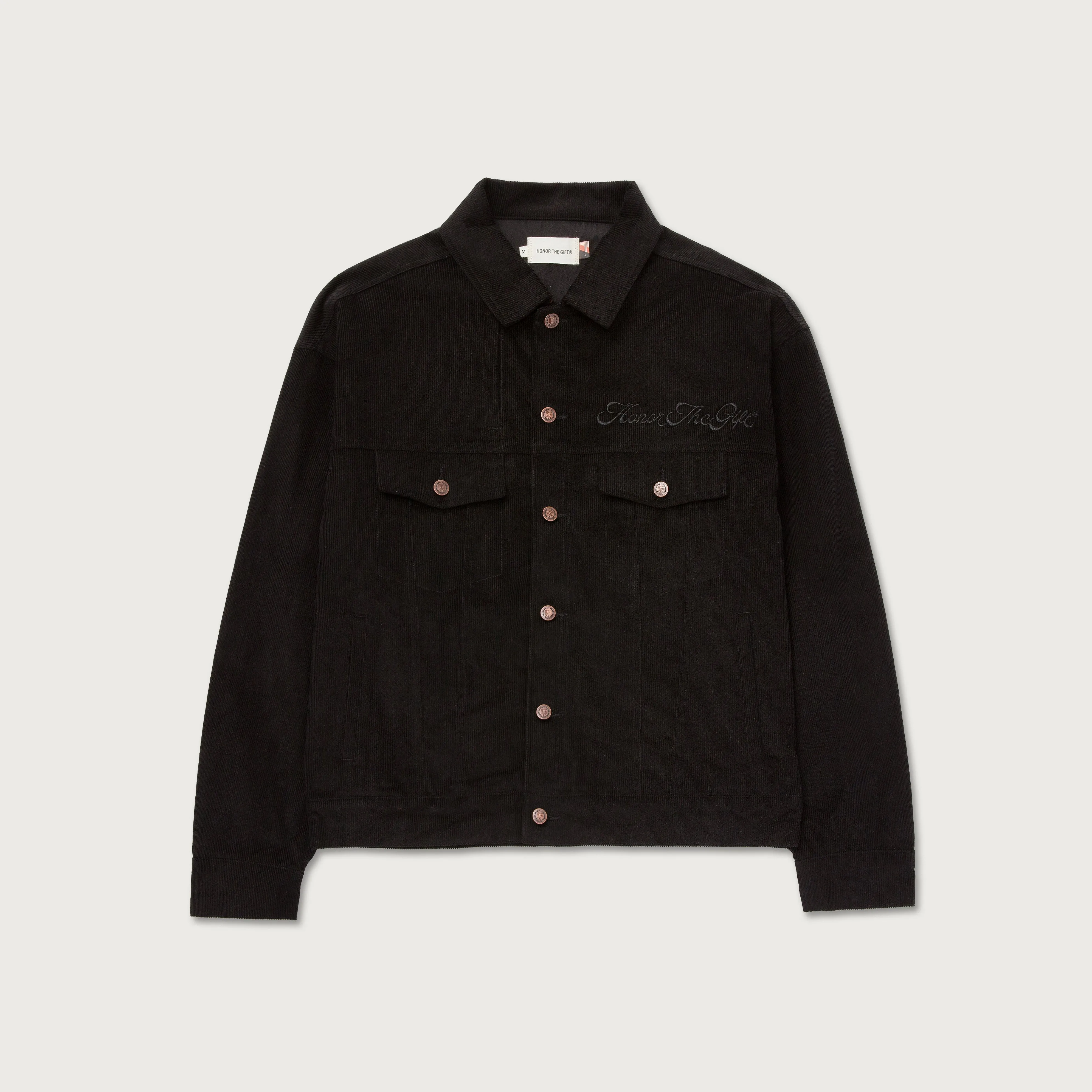 HTG® Trucker Jacket - Black