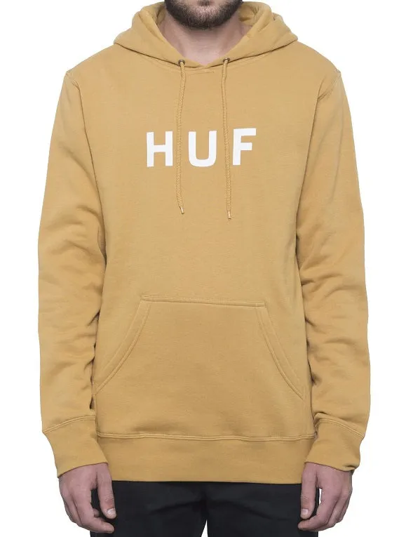 HUF Essentials OG Pullover Hoodie, Honey Mustard