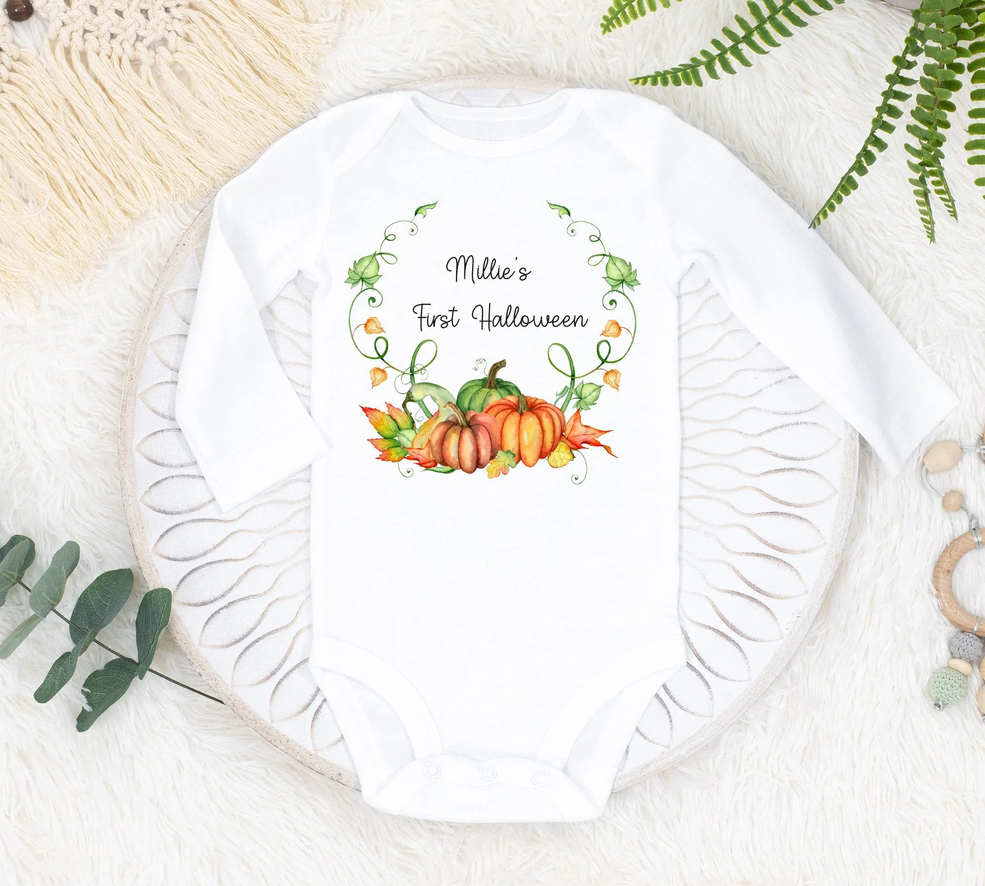 Little Pumpkin Custom Bodysuit