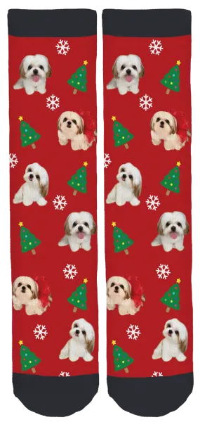 Little Yeti Ching Ching Holiday Crew Socks