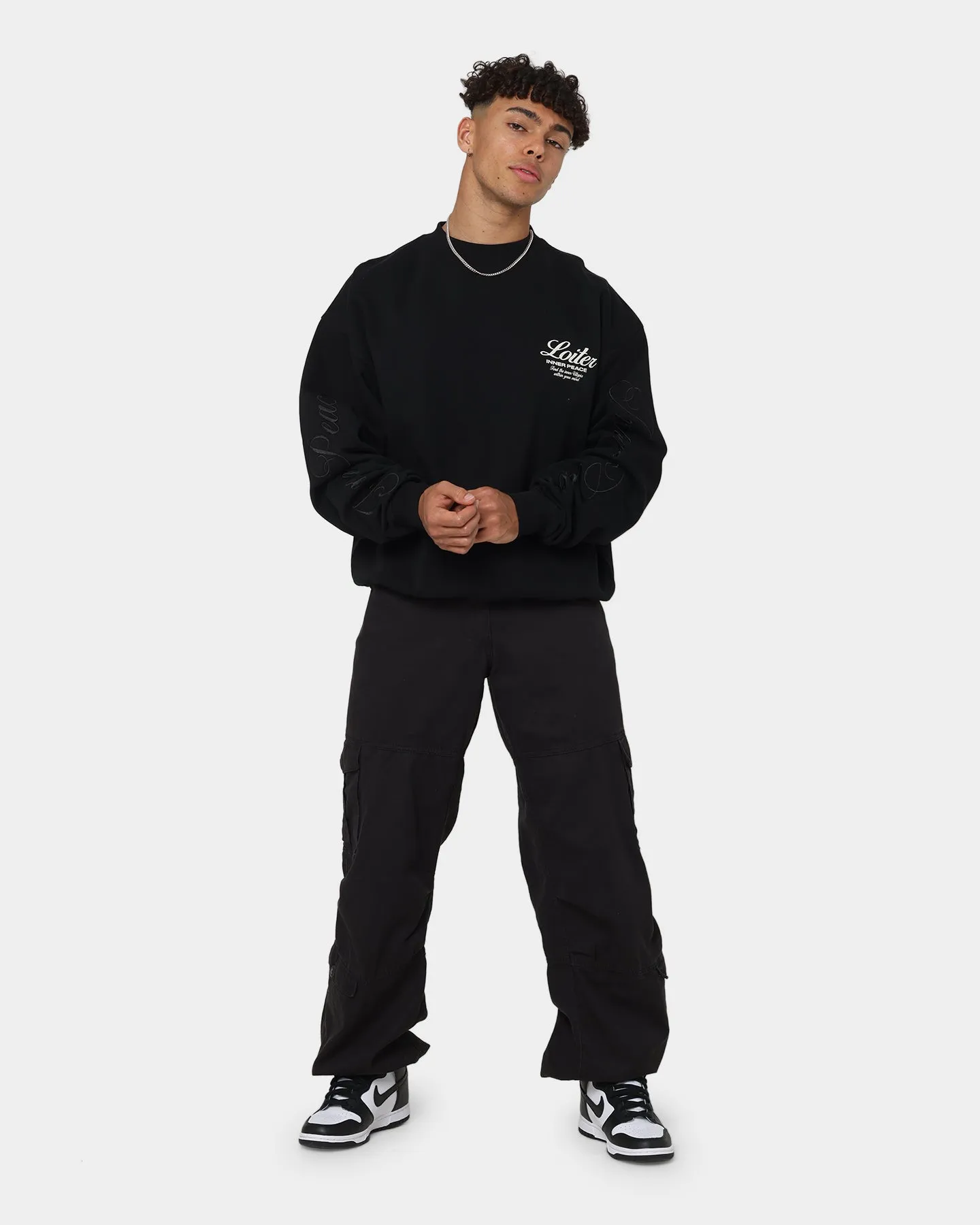 Loiter Aura Premium Crewneck Black