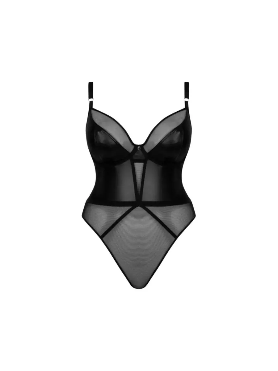 Lucky Star Bodysuit - Black